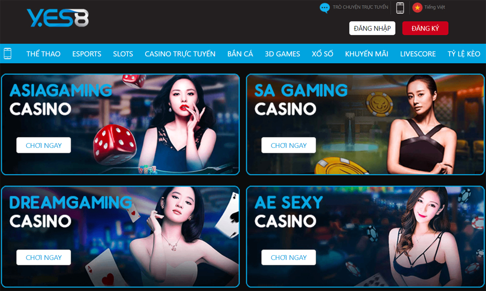 Những ưu điểm nổi bật nhất khi chơi tại YES8VN Casino